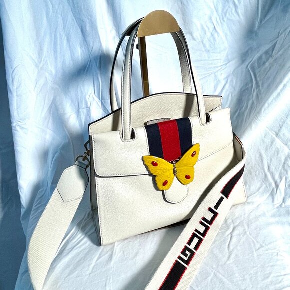 Gucci Handbags - Gucci Linnea Web Totem Butterfly Bag